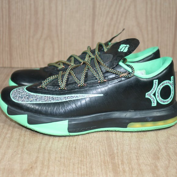 Nike Kevin Durant KD VI “Night Vision” Brazil Athletic Basketball Shoes Size 8.5 - Picture 5 of 11